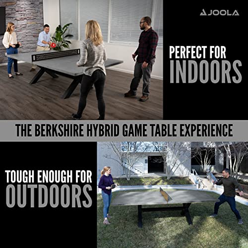 Outdoor Table Tennis Table with Steel Ping Pong Net Set J24387