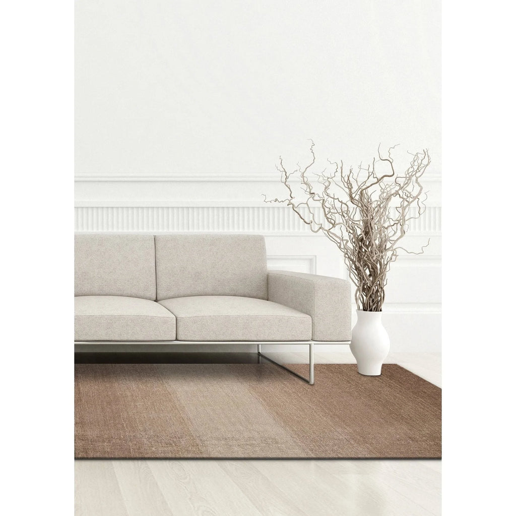 Mushroom Hand Loomed Ombre Rug B2993