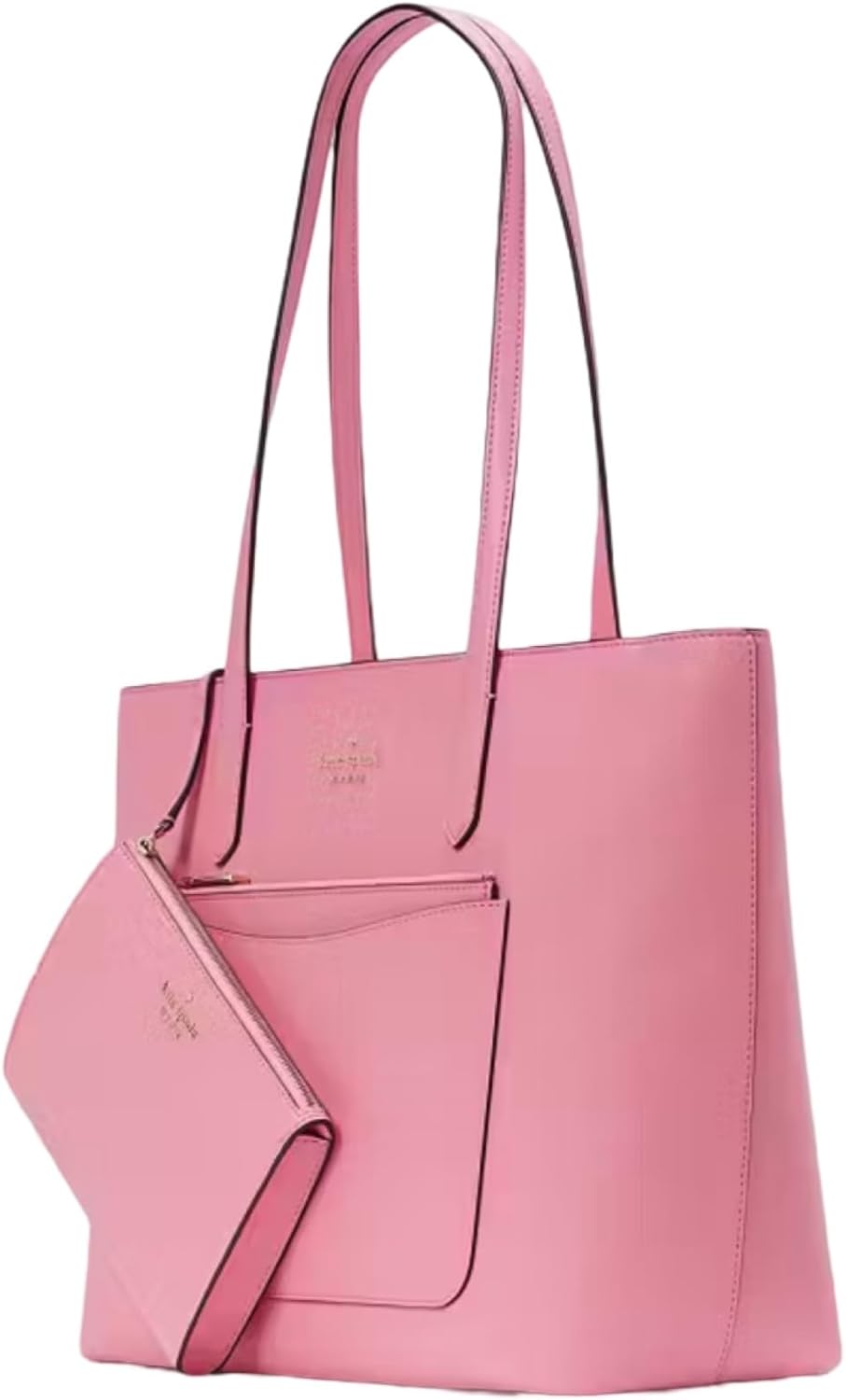 Blossom Pink Leather 3 Piece Tote and Wristlet Set M1892