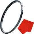 52mm X2 UV Filter for Camera Lenses with Lens Cloth, Pack of 2 W7621