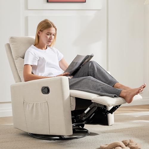 Light Grey Massage Recliner Chair with Lumbar Support S1757