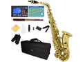 Gold Lacquer E Flat Alto Saxophone with Tuner Y181