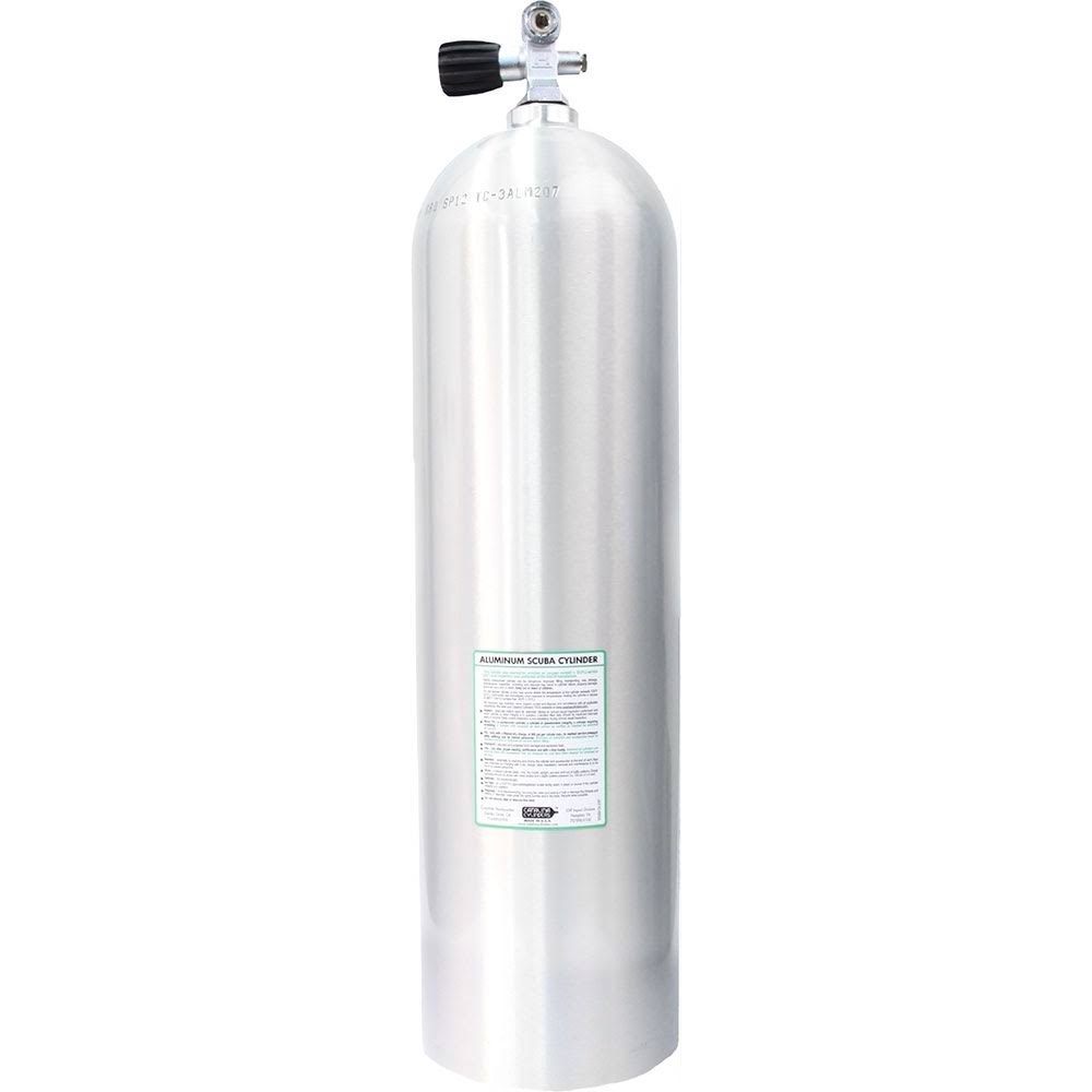 80 Cubic Foot Aluminum Tank with Pro Valve Clear J262