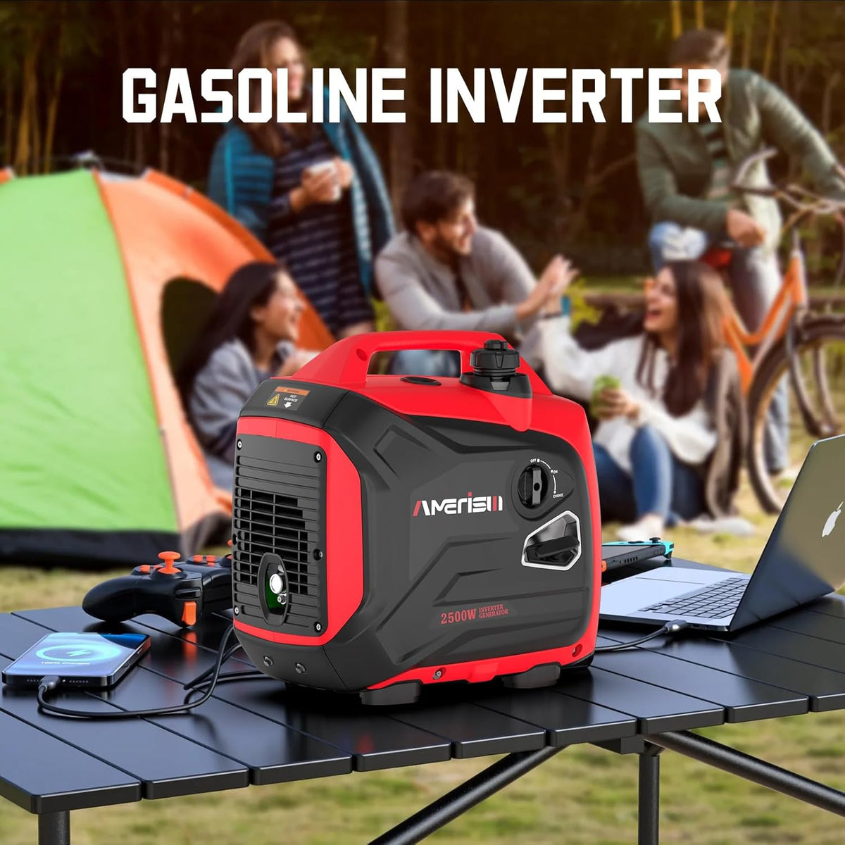 2500-Watt Gas Powered Portable Inverter Generator J159