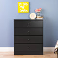 4-Drawer Deep Black Dresser C887160