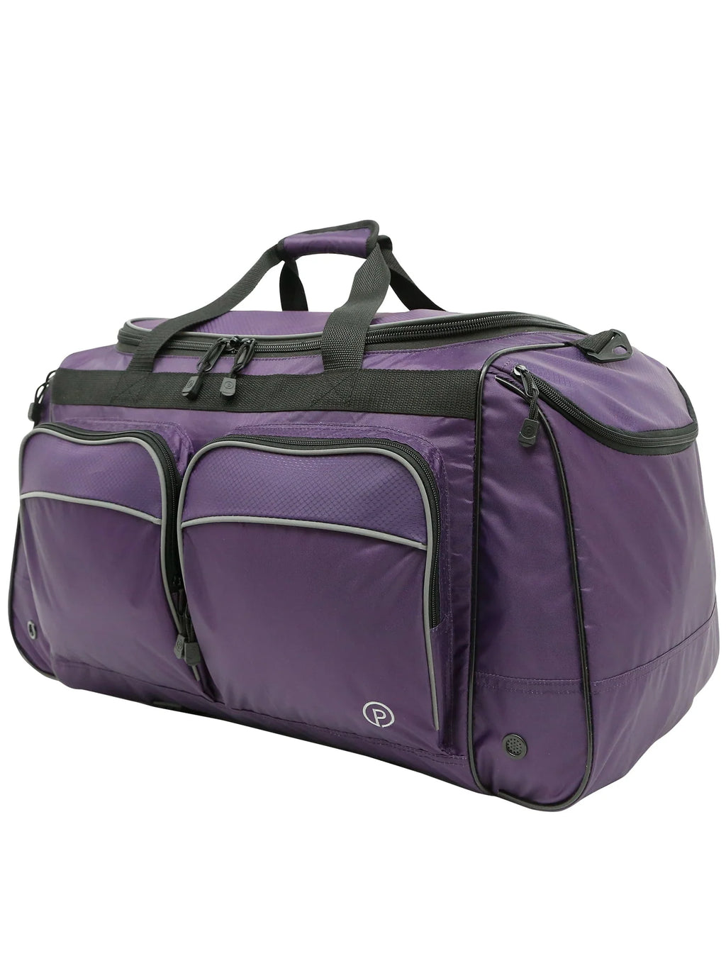 Polyester Sport and Travel Duffel Bag, Black S578