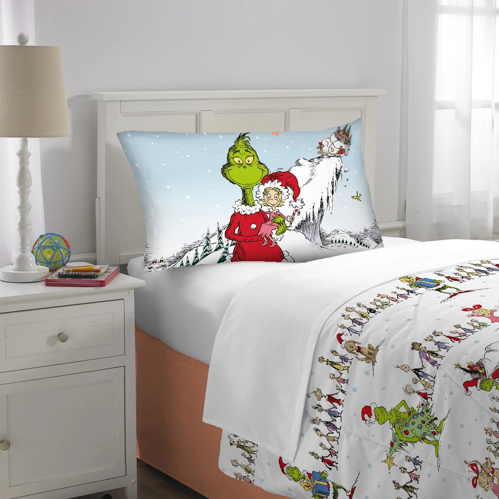 Twin/Full Reversible Comforter and Pillowcase Set G20257
