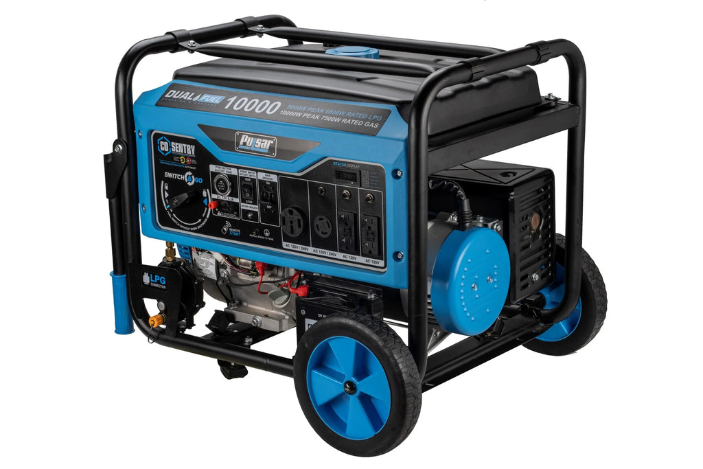 10,000 Watt Dual Fuel Portable Generator with Remote Start S1272