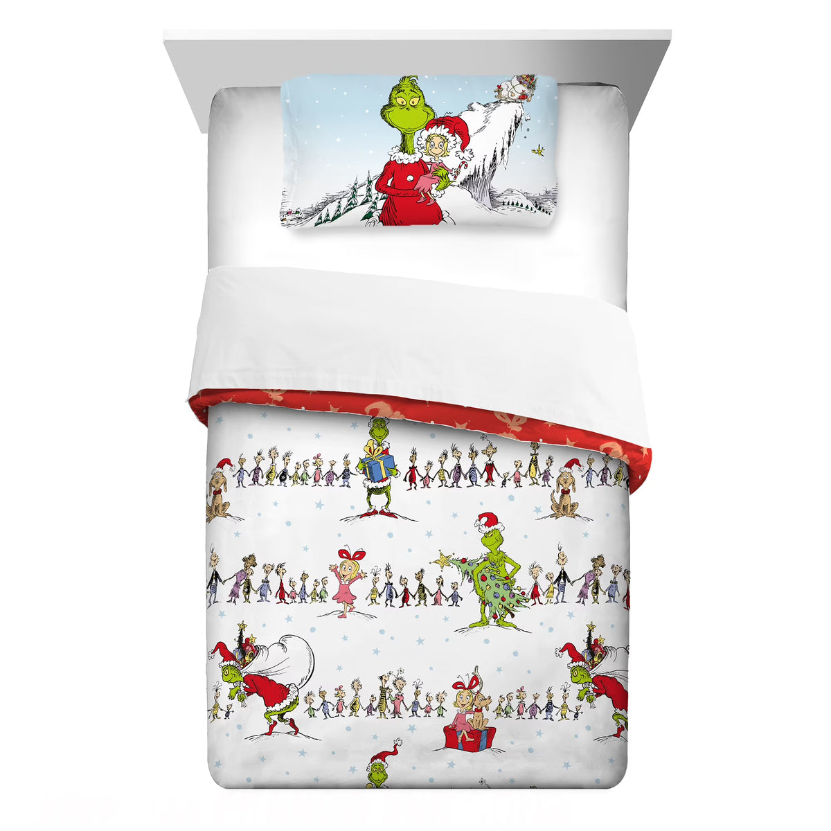 Twin/Full Reversible Comforter and Pillowcase Set G20257