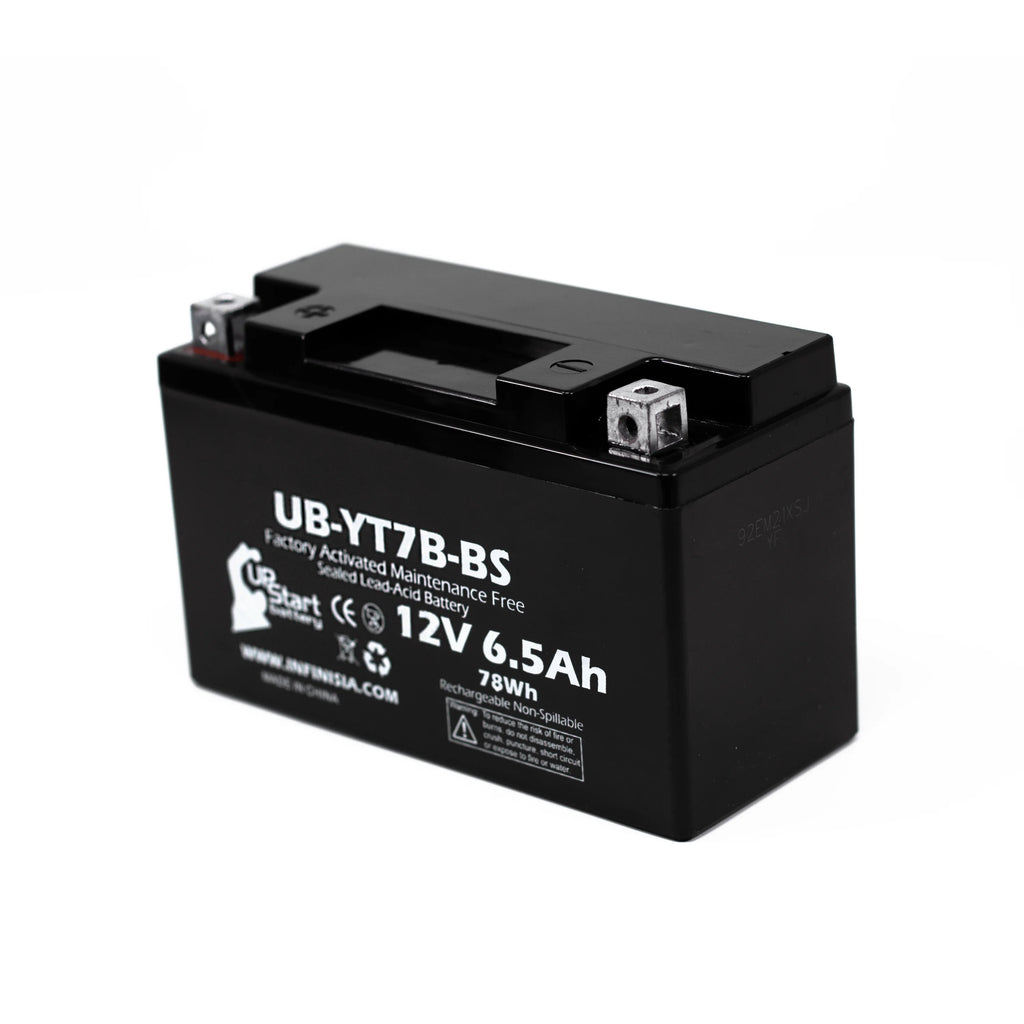 2-Pack 12V 6Ah Motorcycle Battery Z436