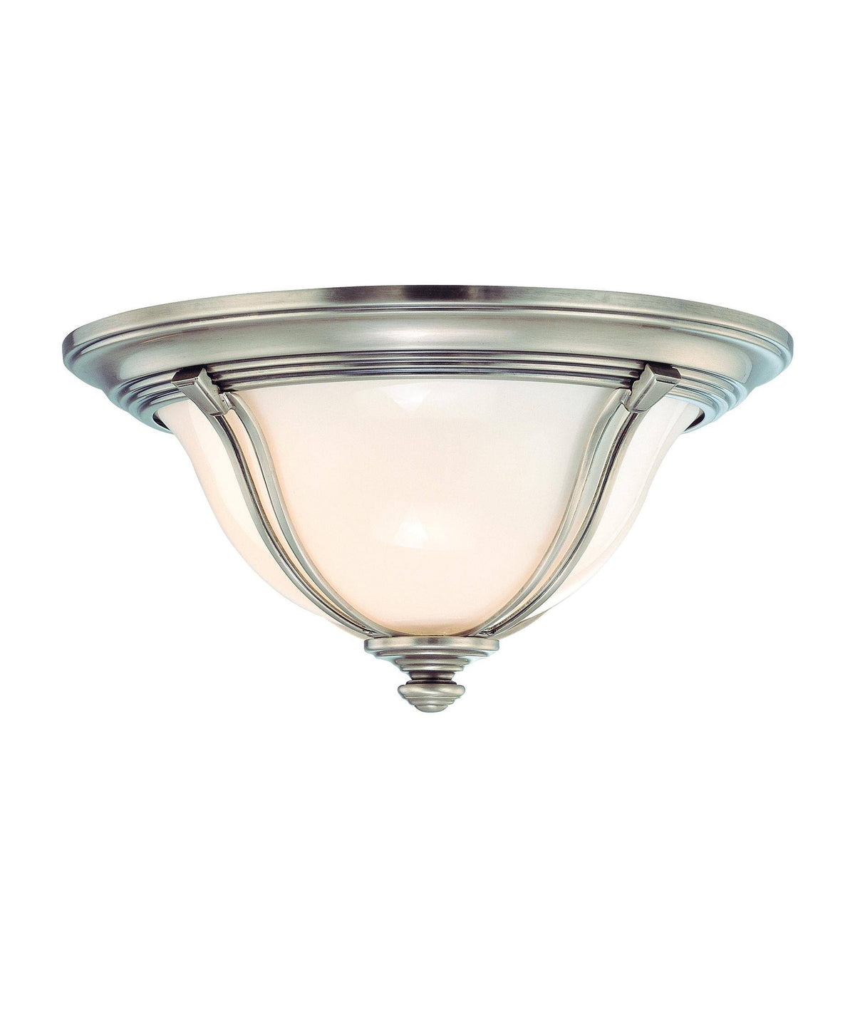 1 Light Flush Mount Antique Nickel B936