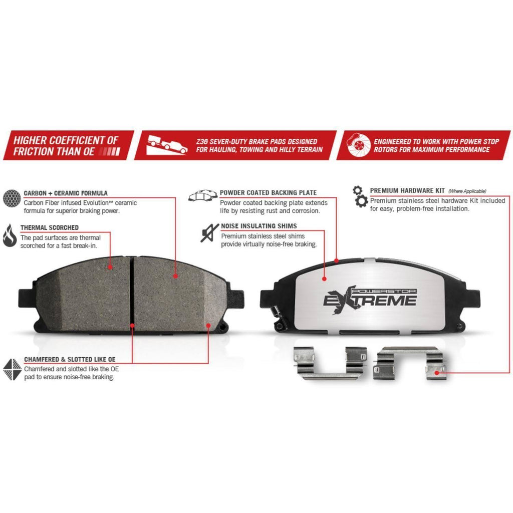 Front Z36 Truck and Tow Brake Kit P117