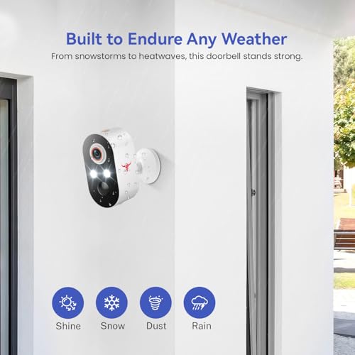 2 Pack 1080p Wireless Security Camera with Color Night Vision V5654