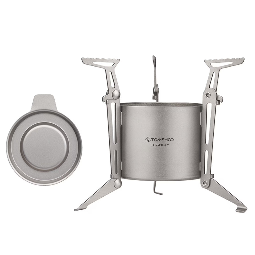 Camping Stove with Lid and Foldable Legs M95700