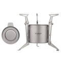 Camping Stove with Lid and Foldable Legs M95700