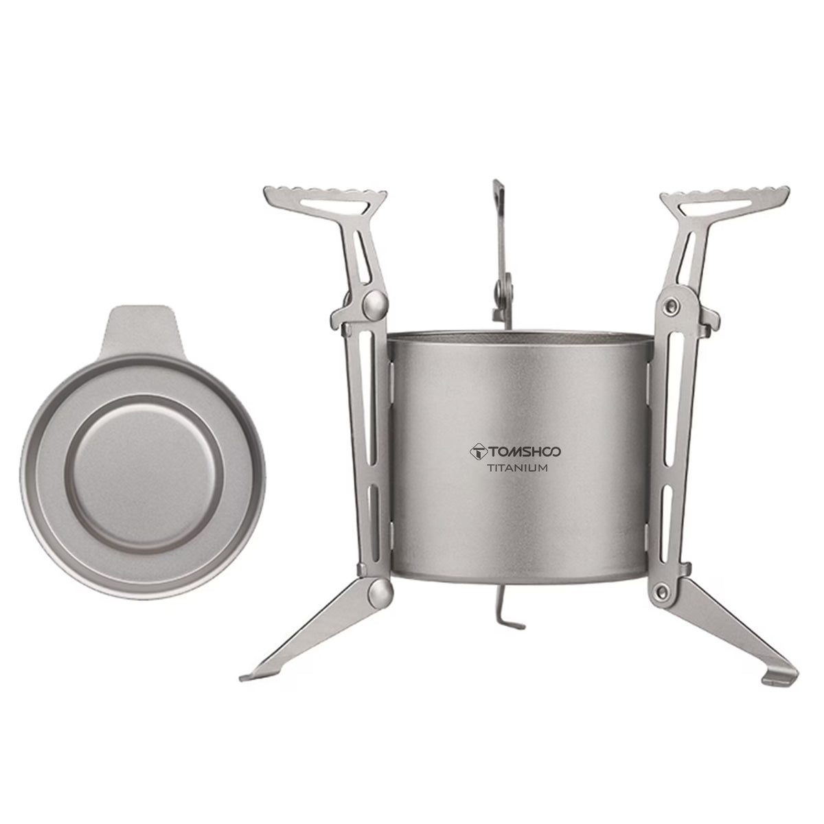Camping Stove with Lid and Foldable Legs M95700