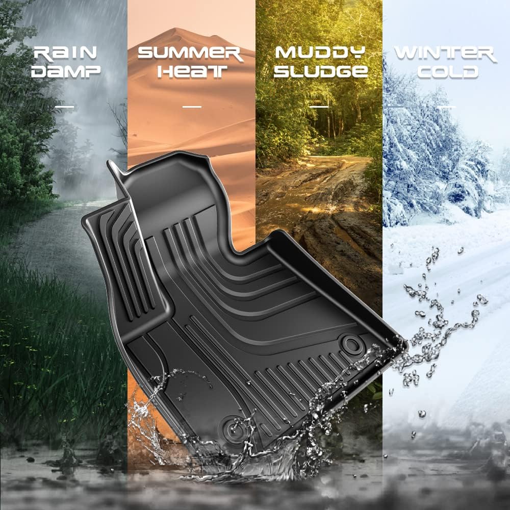 Black TPE Car Floor Liners for Hyundai Tucson W3688