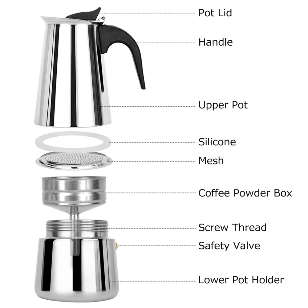 Stainless Steel Electric Coffee Maker U203387