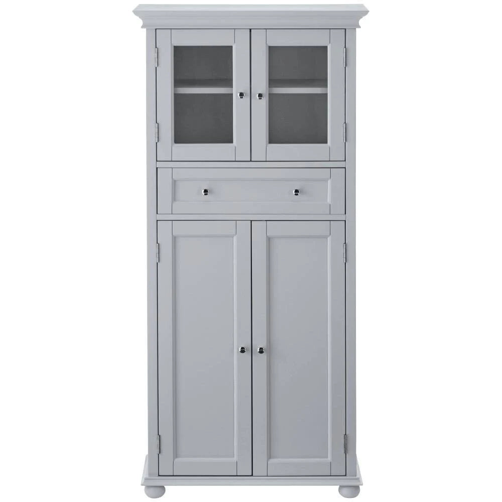 4-Door Tall Cabinet in Dove Grey J99738