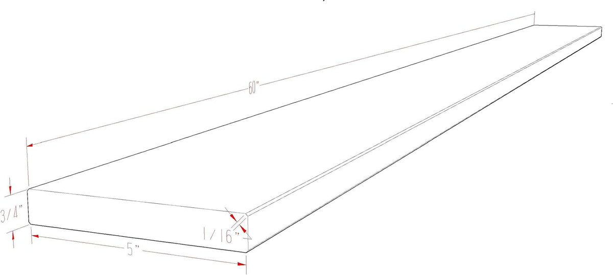 Marble Threshold Polished 6 x 48 C994
