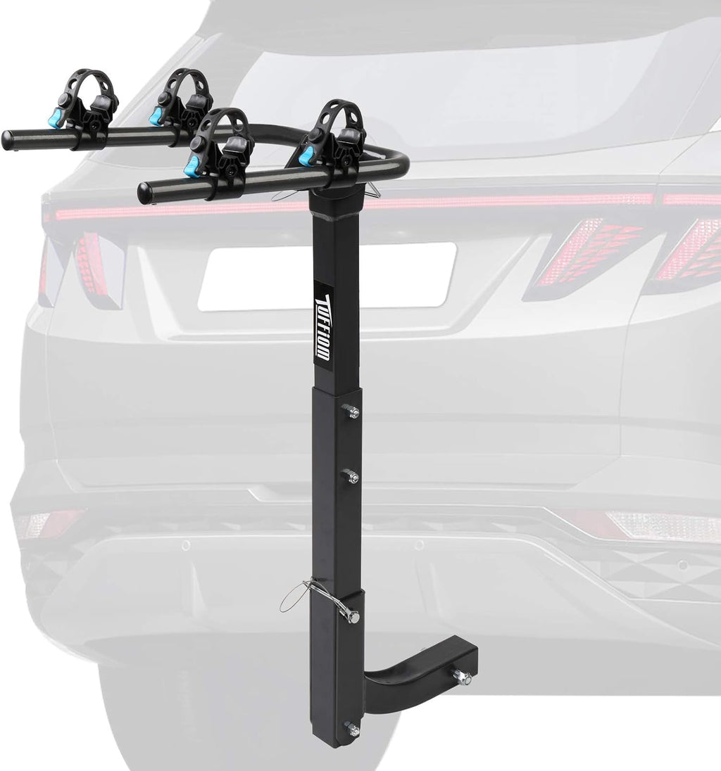 2-Bike Hitch Mount Rack with 2Inch Hitch Receiver, Black W26021