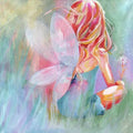 Tall Grass Fairy Canvas Art J2387