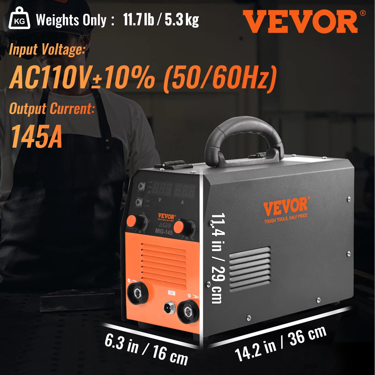 145A 3 in 1 MIG TIG MMA Welding Machine W39491