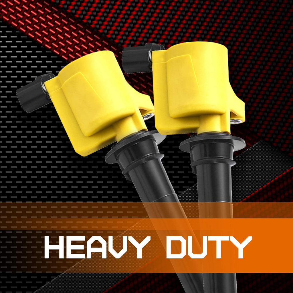 Heavy Duty Set of 6 Ignition Coil Pack Compatible with Ford Mazda Mercury 3.0L V6 Replacement T65233