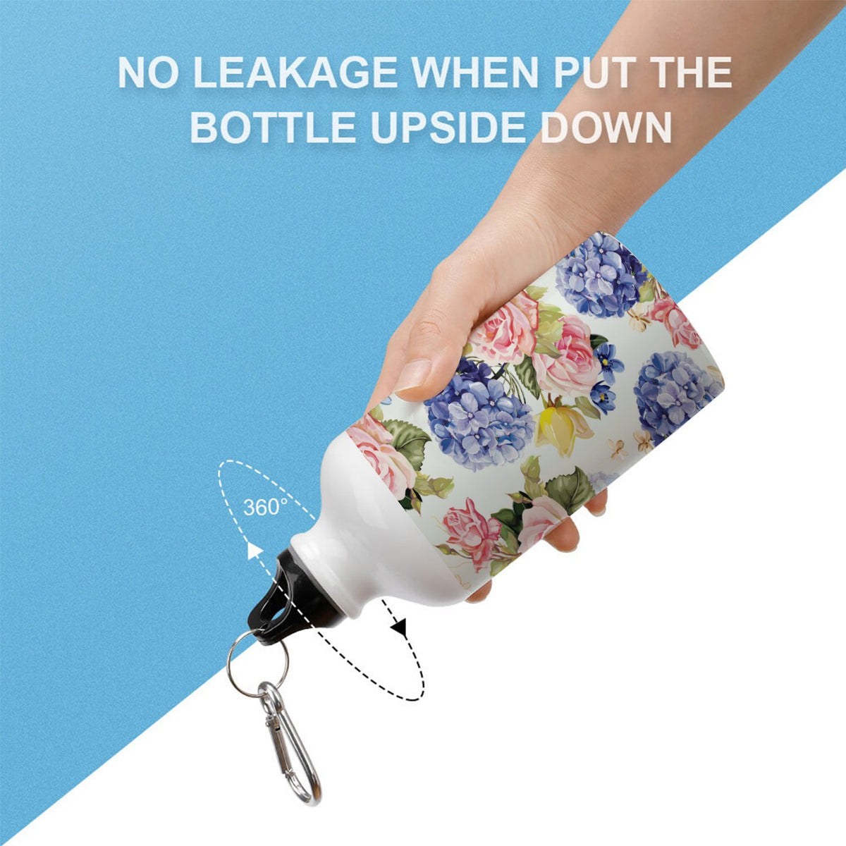 400ml Aluminum Water Bottle with Twist Cap T76934