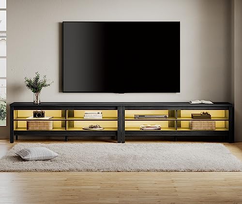 White 6 Cubby Wood TV Stand Y249229