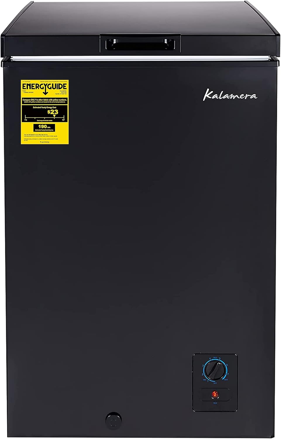 3.5 Cu.ft Chest Freezer Black S9372