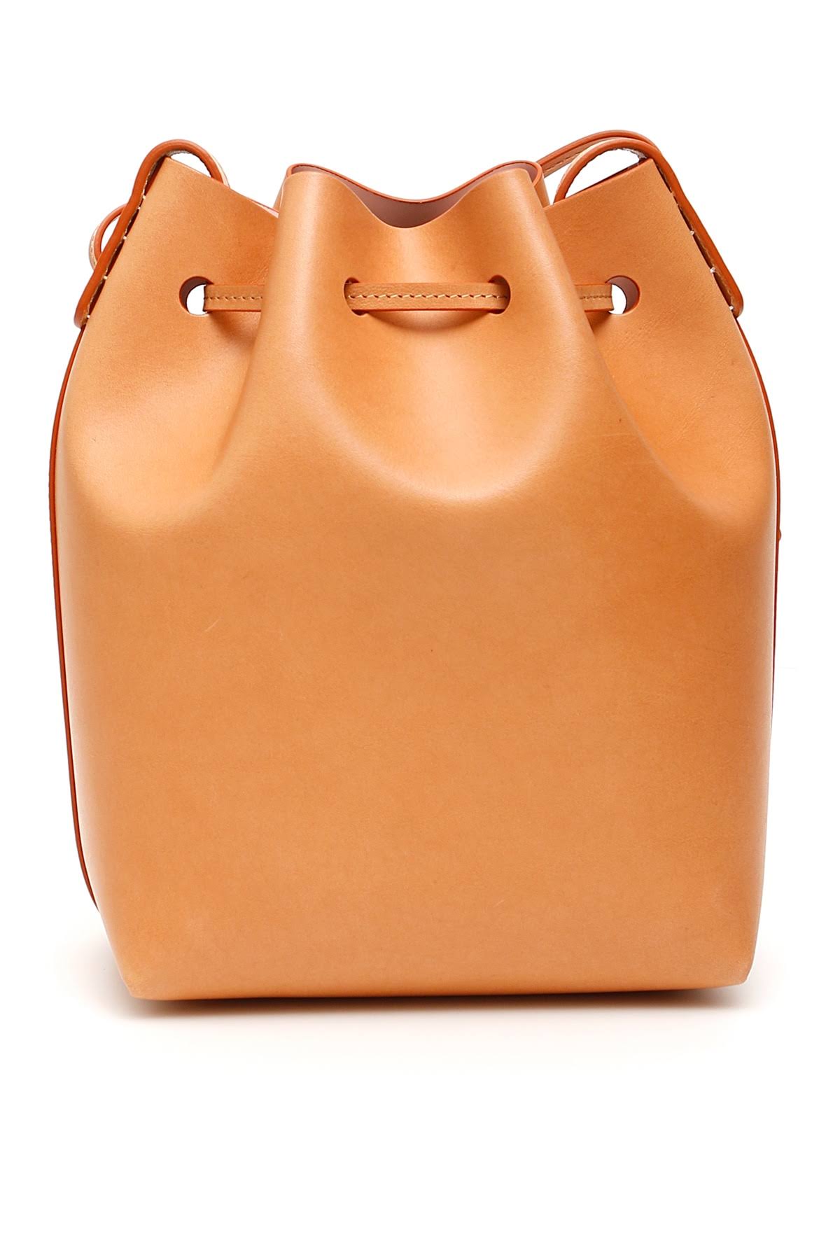 Mini Leather Bucket Bag H576