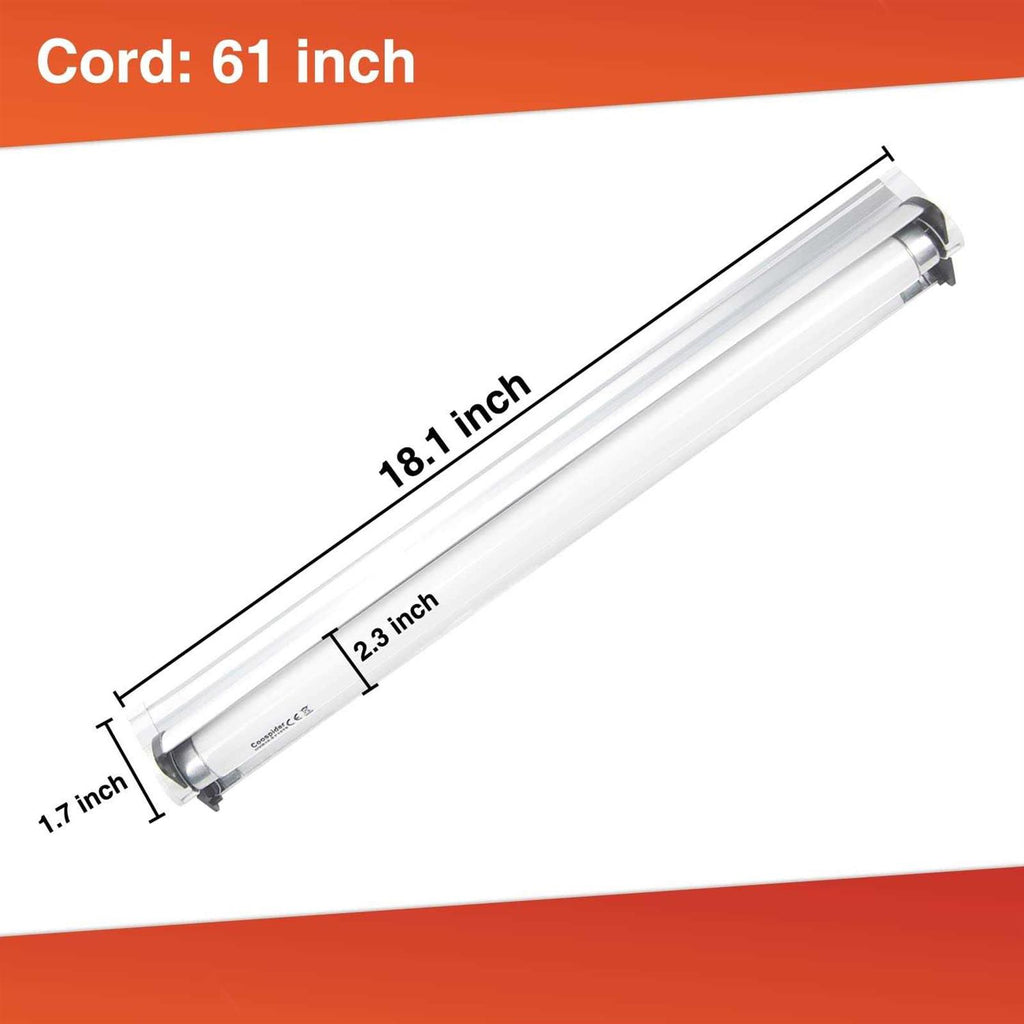 18-Inch 15 Watt UVB 10.0 Fluorescent Reptile Lighting Fixture O962