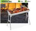 Portable Foldable Stainless Steel Charcoal Barbecue Grill M68117
