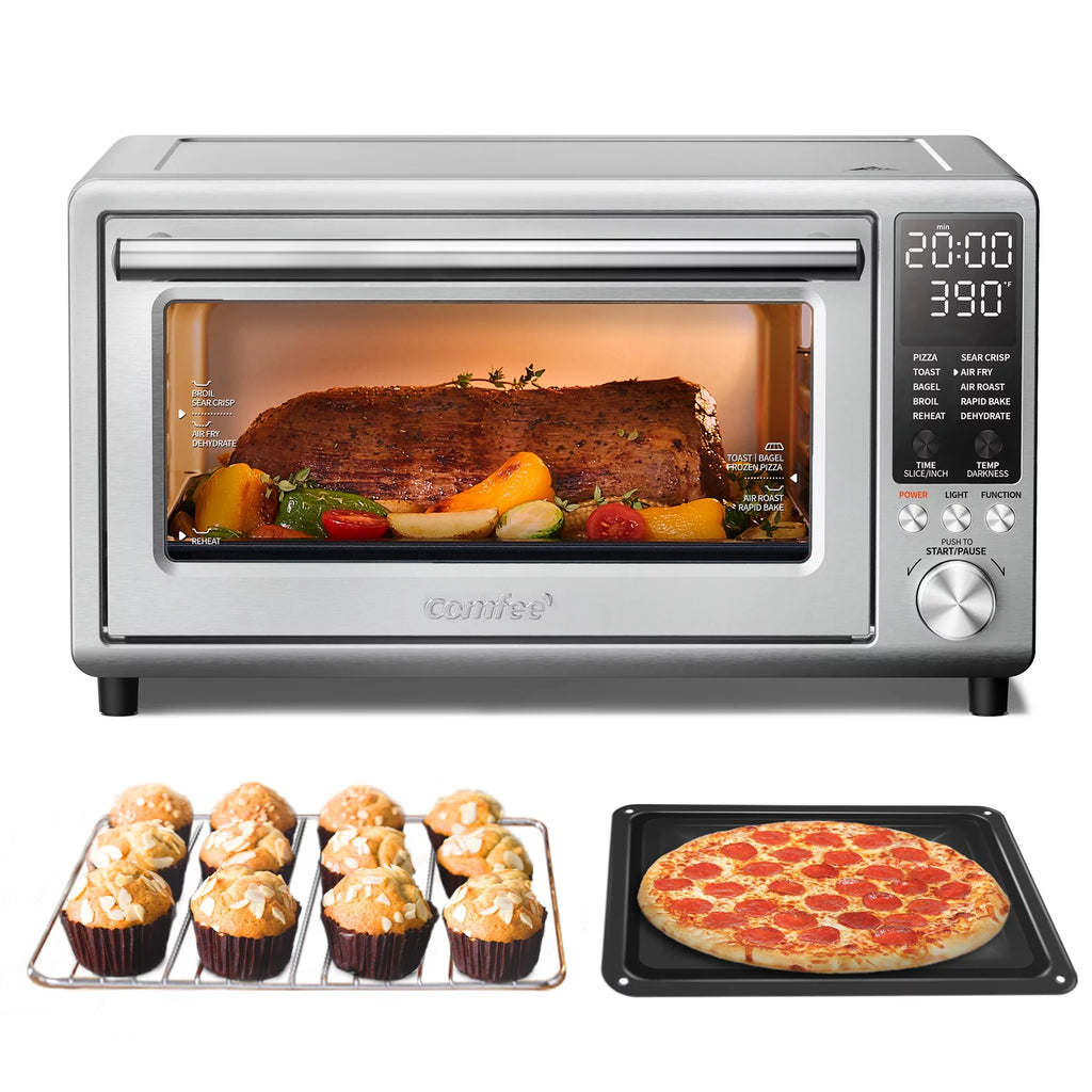 Air Fryer Toaster Oven Combo, 6 Slices 26.4 QT 1750W U767767