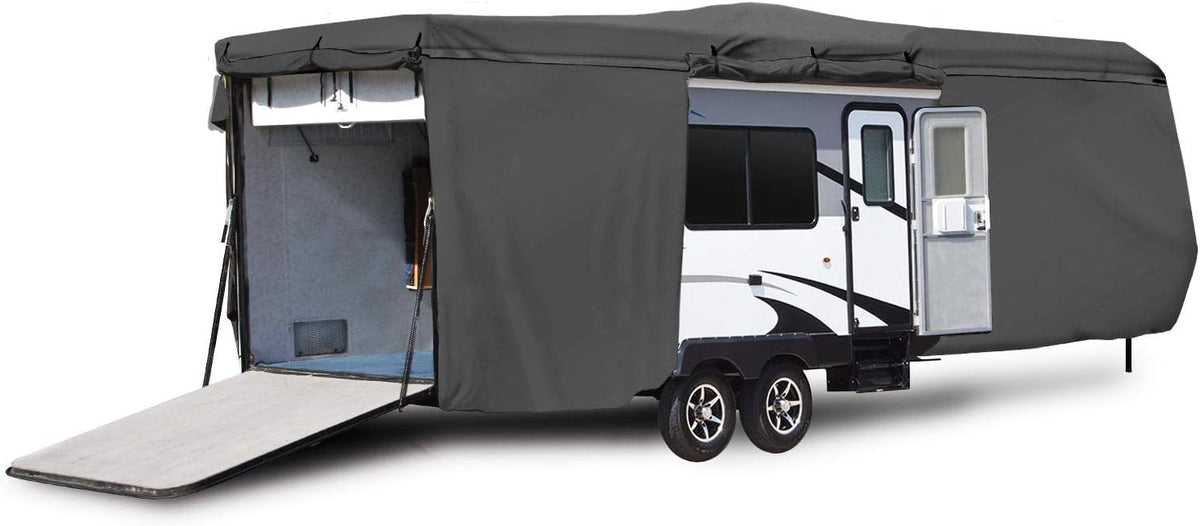 Gray RV Cover for 22'-24' Travel Trailer Camper W982930