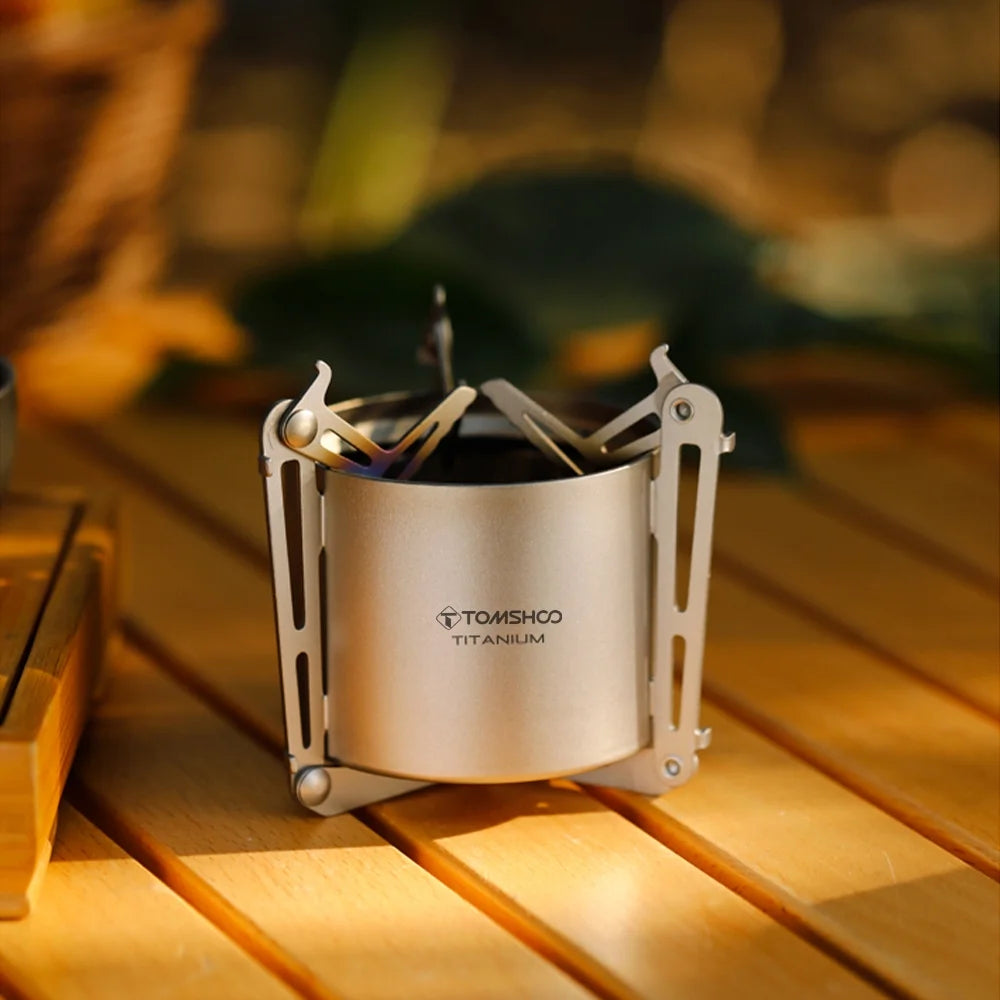 Camping Stove with Lid and Foldable Legs M95700