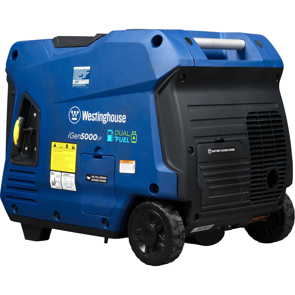 5000 Peak Watt Dual Fuel Portable Inverter Generator G2417