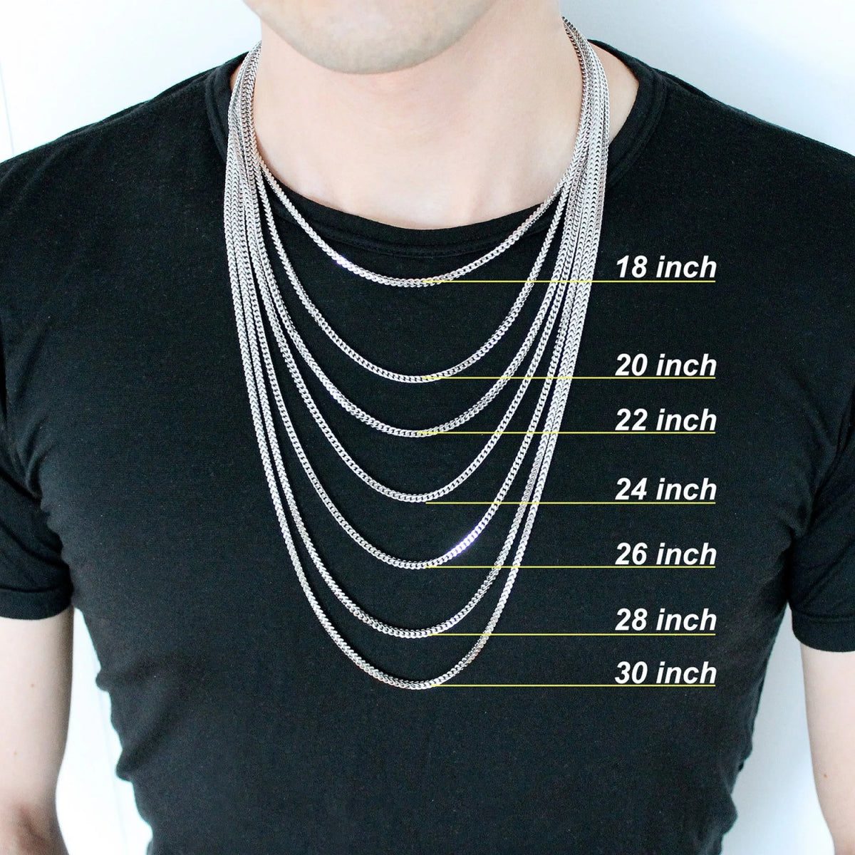 10k Yellow Gold 3mm Rolo Chain Pendant Necklace 16" - 30" F3137