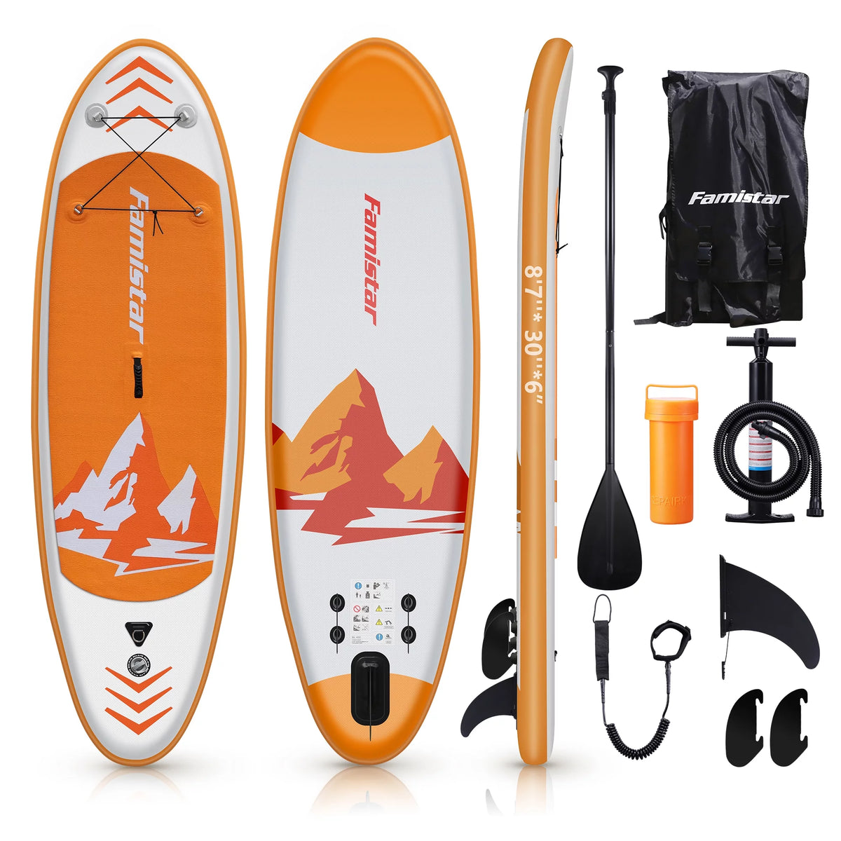 Inflatable Stand Up Paddle Board with Paddle Pump and Backpack Y557
