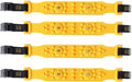 10Pcs Car Snow Chains Yellow Pack of 2 Q6069