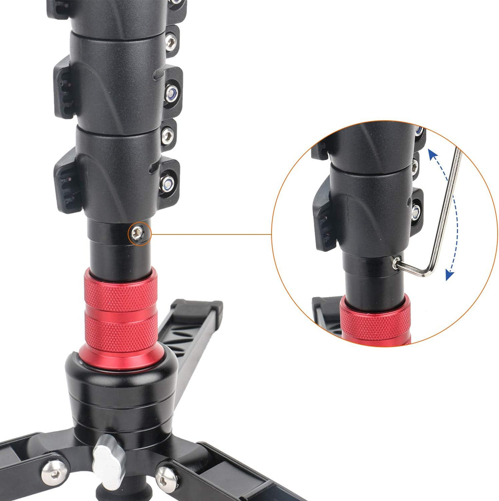 Carbon Fiber 67 Inch Camera Monopod T9202