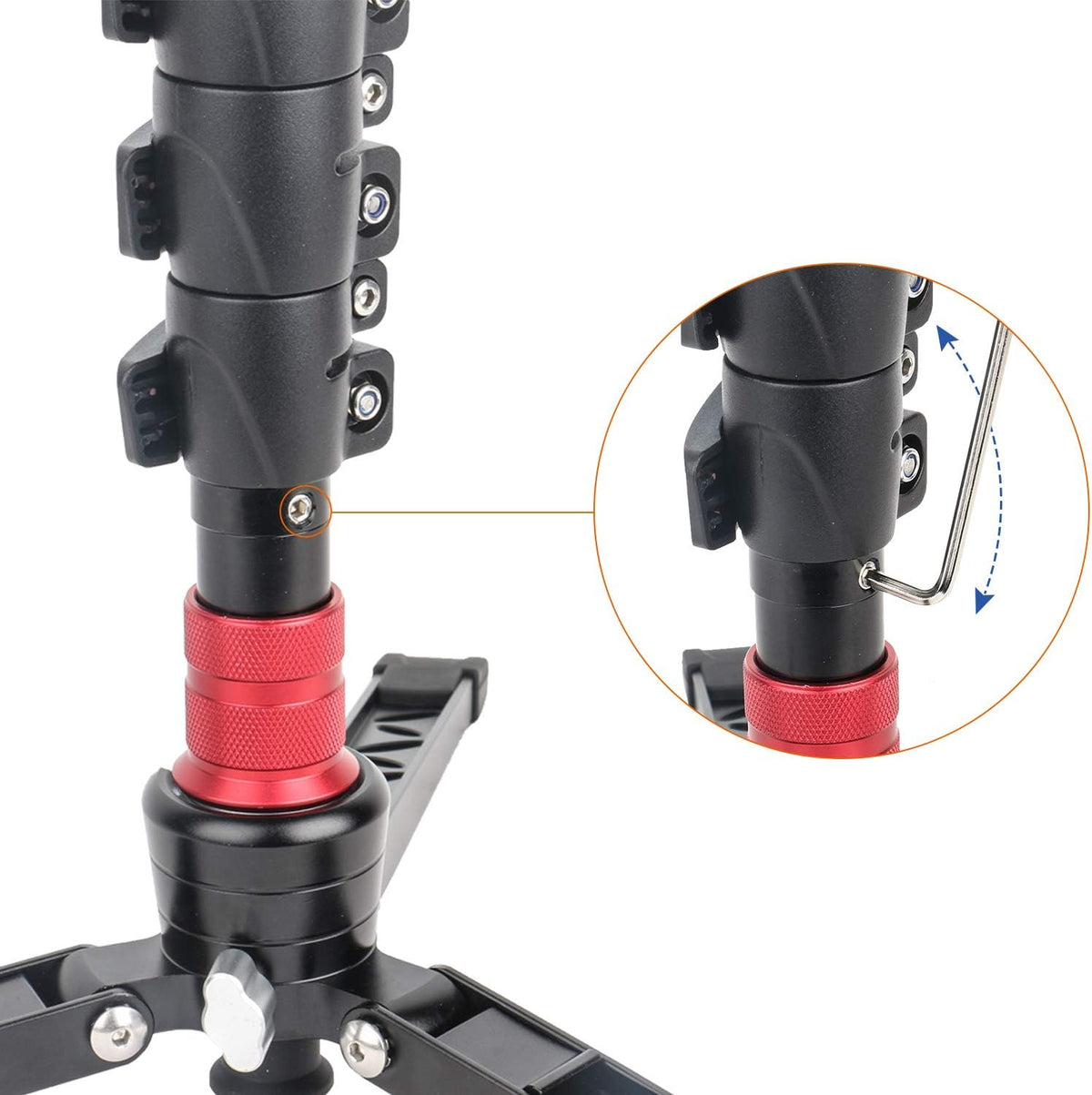 Carbon Fiber 67 Inch Camera Monopod T9202