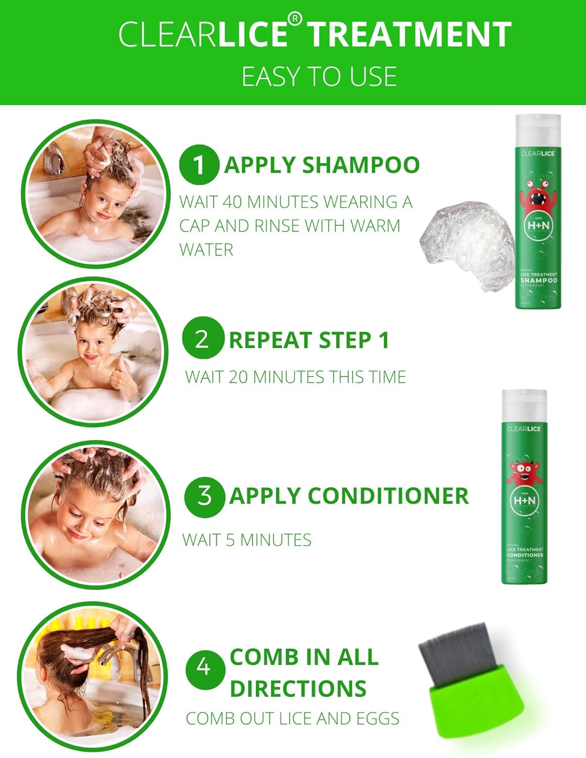 Head Lice Treatment Conditioner - 8 oz D696226