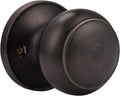 Oil Rubbed Bronze Privacy Door Knobs Keyless Handles Locksets (4 Pack) M652