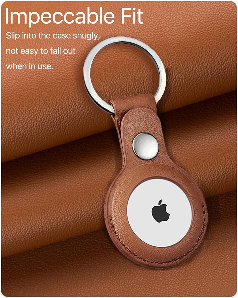 Leather Airtags Keychain 1 Pack M7080