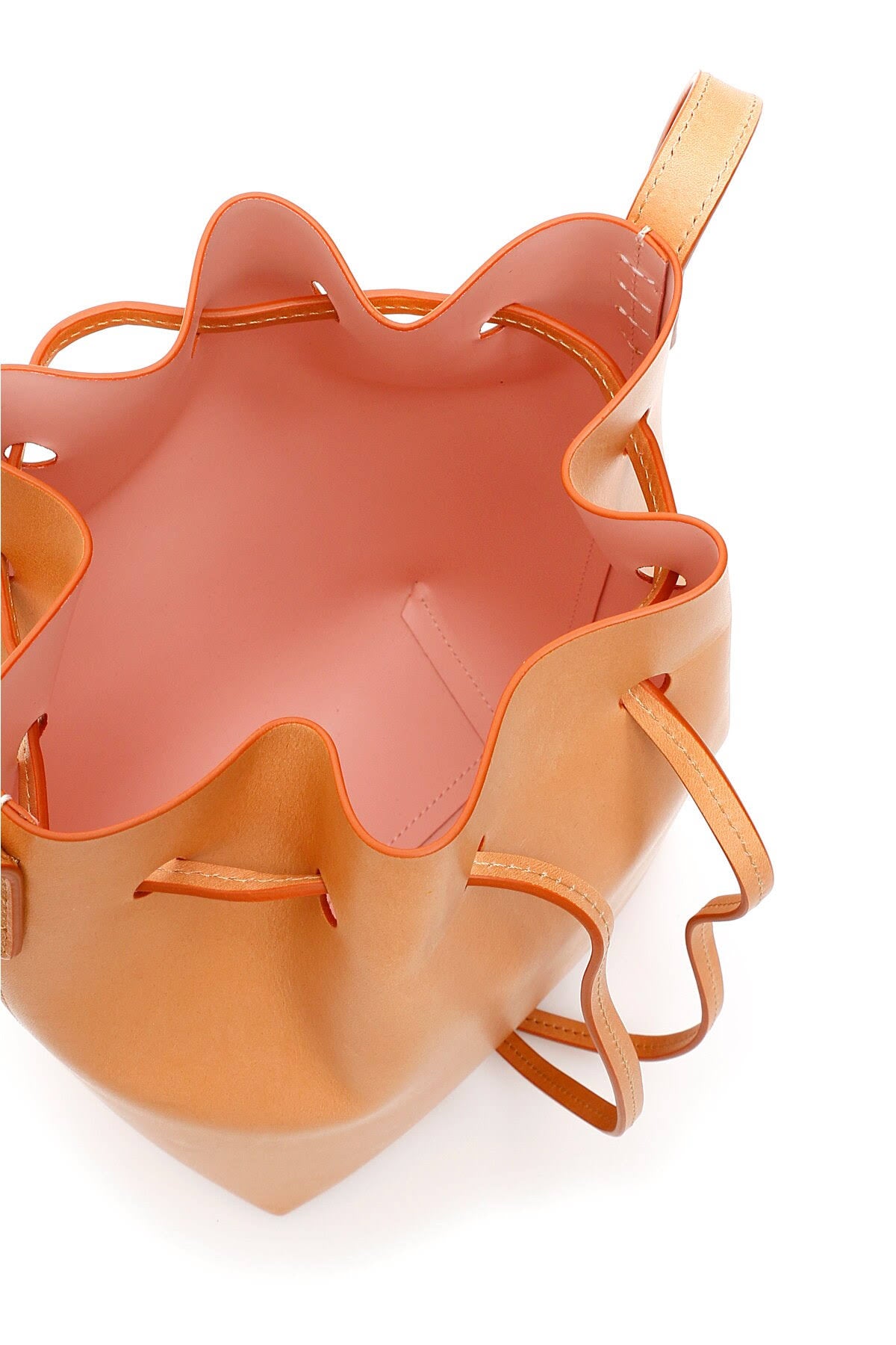 Mini Leather Bucket Bag H576