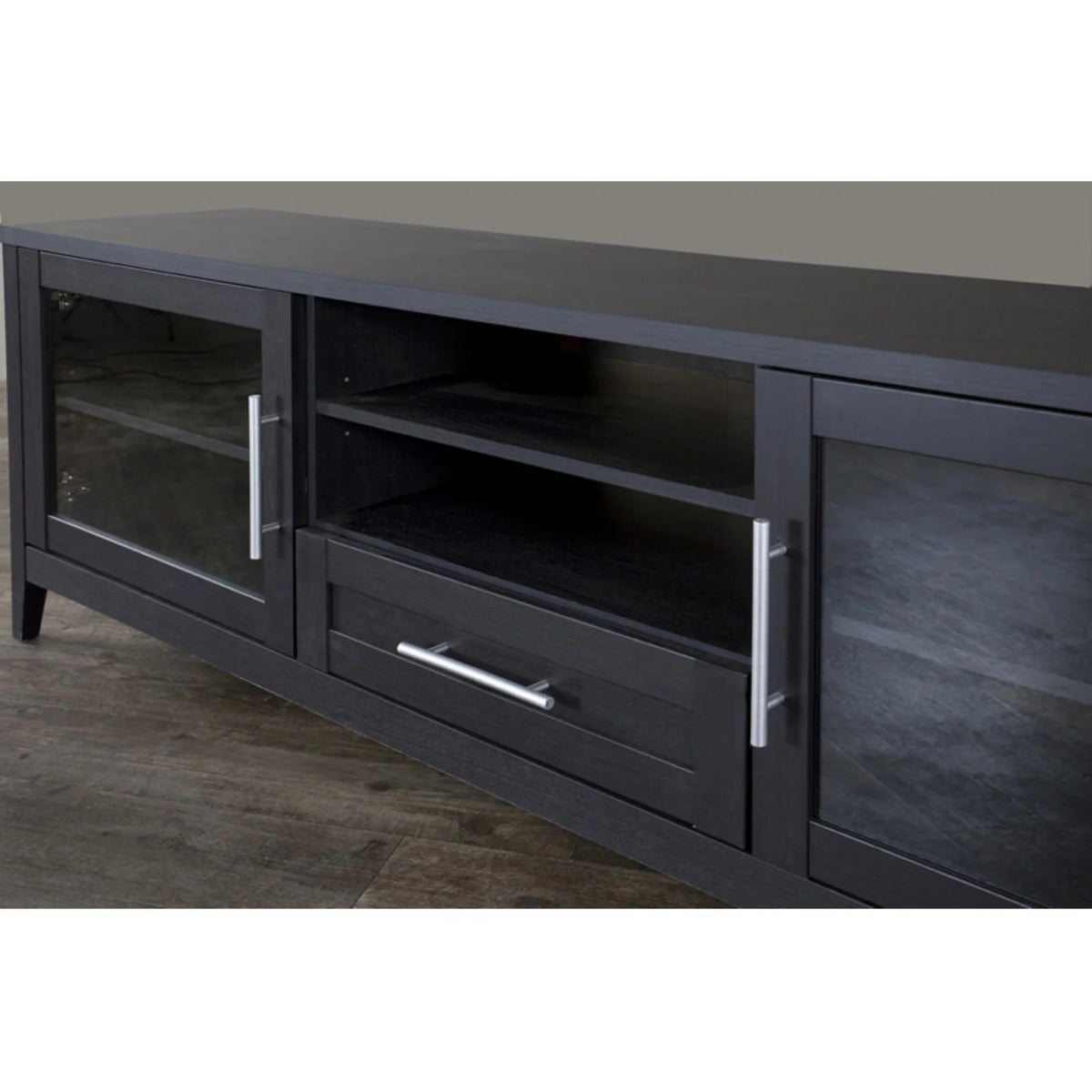 71" Espresso Wood TV Stand U5916