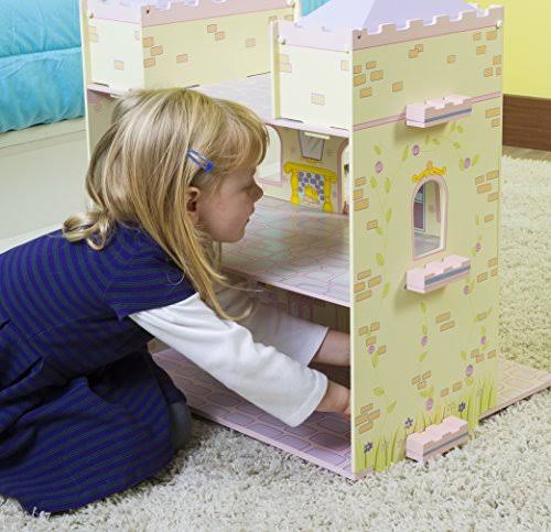 Wooden Fairytale Castle on Lazy Susan X816287