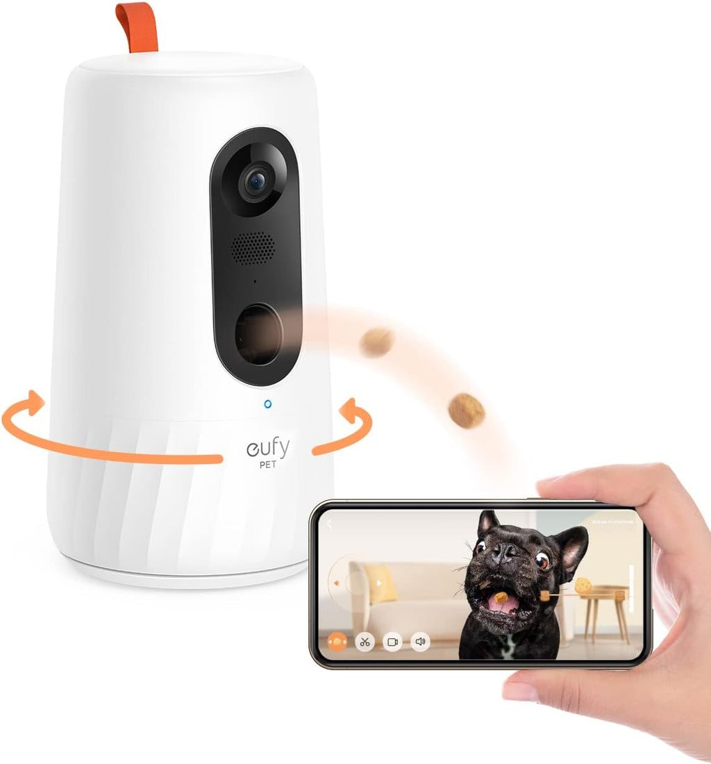Pet Dog Camera with Treat Dispenser, 2-Way Audio, Night Vision S76763